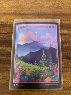 MTG✨Pixel MOUNTAIN (Full Art) FOIL✨SLD v_.02 MINT RARE Land Jubilee UNPLAYED ! - Image 4