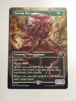 Sowing Mycospawn - (Borderless) MH3 (Pack Fresh) MTG TCG - Image 1