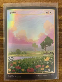 MTG✨Pixel PLAINS (Full Art) FOIL✨SLD v_.02 MINT RARE Land Jubilee UNPLAYED ! - Image 1