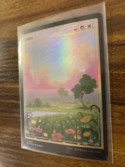 MTG✨Pixel PLAINS (Full Art) FOIL✨SLD v_.02 MINT RARE Land Jubilee UNPLAYED ! - Image 4