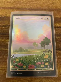 MTG✨Pixel PLAINS (Full Art) FOIL✨SLD v_.02 MINT RARE Land Jubilee UNPLAYED ! - Image 5