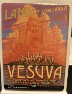 Vesuva Land of 1000 Lands! NONFOIL Encyclopedia ?? Secret Lair MTG - Image 1