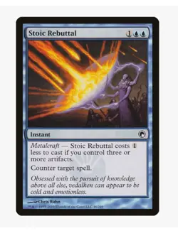 Stoic Rebuttal | MTG SOM | Pauper Modern Affinity Artifact Counterspell | NM - Image 1