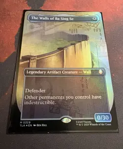 The Walls of Ba Sing Se (Borderless) (Foil NM) MTG Avatar: The Last Airbender - Image 1