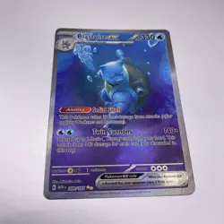 Pokemon TCG Scarlet & Violet 151 Blastoise EX 200/165 Special Illustration Rare - Image 5