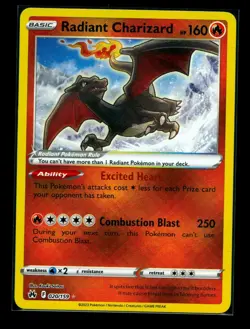 Pokemon Radiant Charizard 020/159 Crown Zenith 2023 NM - Image 1