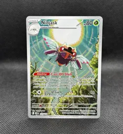 Pokemon TCG Ninjask 137/132 Mega Evolution Holo Rare NM - Image 1