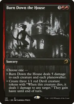 MTG Burn Down the House ** Innistrad: Double Feature ** English (NM) - Image 1