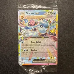 Glaceon ex 026/131 Pokemon TCG Holiday Calendar 2025 Festive Stamp Promo SEALED - Image 1