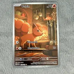 Pokemon Vulpix 138/132 Illustration Rare Mega Evolution Near Mint - Image 3