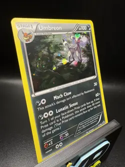 Umbreon XY96 BOOTY SWIRL & ORBS Black Star Promo NEAR MINT Pokemon TCG 2016 - Image 2