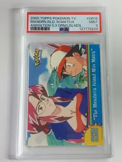 2000 Topps Pokemon TV #OR16 Mandarin Island Miss Match PSA 9 MINT - Image 1