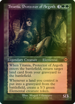 MTG Titania, Protector of Argoth Foil ** Modern Horizons 2 ** English (NM) - Image 1