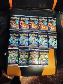 Pokemon 1st Edition Base Set - 14 Booster Packs - Image 1