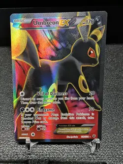 Pokemon TCG Umbreon EX 119/124 NM/M Full Art Ultra Rare XY Fates Collide - Image 1
