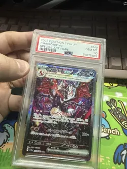 CHARIZARD EX PSA 10 2023 POKEMON SV4A JP #349/190 SPECIAL ART RARE SAR 781 - Image 2