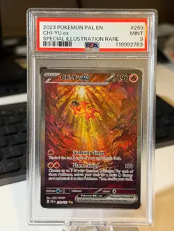 2023 POKEMON EN-PALDEA EVOLVED SPECIAL ILLUSTRATION RARE CHI-YU EX #259 PSA 9 - Image 1