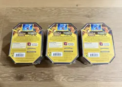 Brand New Pokemon Hidden Fates - Lot of 3 Sealed Charizard Gx Tins - Image 3