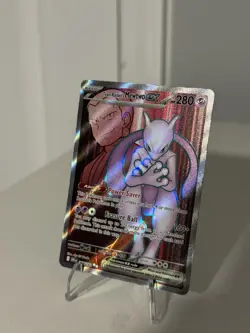 pokemon tcg team rockets mewtwo #213 Destined Rivals PSA 10 Contender - Image 2