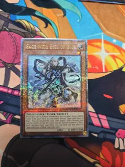Yugioh! Sage With Eyes Of Blue - RA04-EN266 - Quarter Century Secret Rare 1st - Image 1