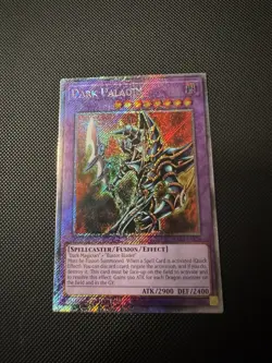 Yugioh Dark Paladin RA03-EN126 Platinum Secret Rare 1st Edition NM - Image 1