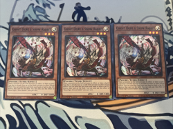 Yugioh Ghost Ogre & Snow Rabbit ALT Art x3 Super Rare RA02-EN009 Near Mint - Image 1