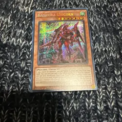 ** KASHTIRA UNICORN ** PRISMATIC SECRET RARE 1ST EDITION MP23-EN164 (NM) YUGIOH! - Image 1