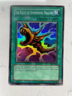 Yu-Gi-Oh TCG the Flute of Summoning Dragon SDK-042 Super Rare LP Condition - Image 2
