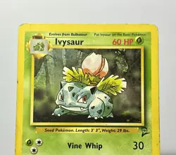 Ivysaur 30/102 (HP) Uncommon Base Set 2 2000 WOTC Pokemon Card - Image 3