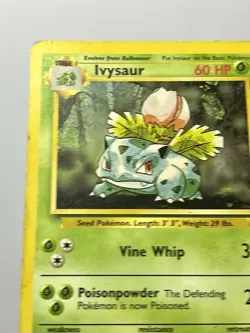Ivysaur 30/102 (HP) Uncommon Base Set 2 2000 WOTC Pokemon Card - Image 4