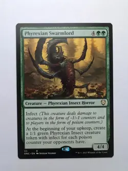 MTG Phyrexian Swarmlord ONC Commander Phyrexia All Will Be One Regular Rare 111 - Image 1