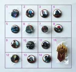 Pick Your Magic The Gathering Metal Collectible Pins Rare Find - Image 1