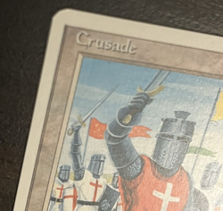 MTG Cruzade Crusades Enchantment 4th Edition 1995 Near Mint Magic The Gathering - Image 5