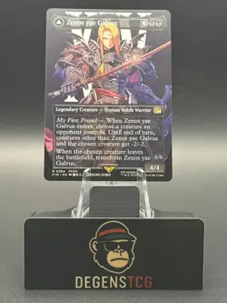 Zenos yae Galvus 0384 (Borderless) Final Fantasy Regular Non Foil MTG - Image 1