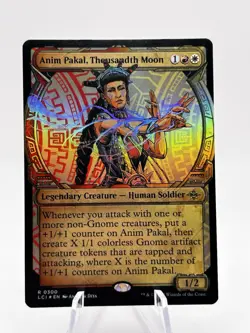 Anim Pakal, Thousandth Moon 0300 Showcase Foil Lost Caverns of Ixalan LCI MTG NM - Image 1