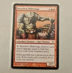 Heartless Hidetsugu 1x MtG Betrayers of Kamigawa - Image 1
