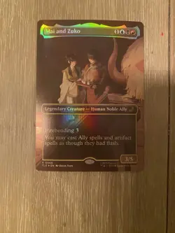 ?? MTG: Mai and Zuko - Foil - Borderless - Avatar: The Last -SHIPS INSTANTLY - Image 1