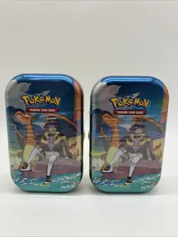 POKEMON Crown Zenith Mini Tin Leon Charizard New Sealed (Lot Of 2) - Image 3