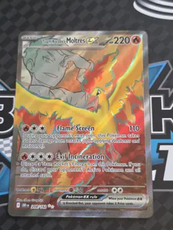 Team Rocket’s Moltres EX 208/182 - Full Art - Destined Rivals - Pokemon TCG- NM - Image 1