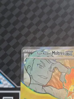 Team Rocket’s Moltres EX 208/182 - Full Art - Destined Rivals - Pokemon TCG- NM - Image 2