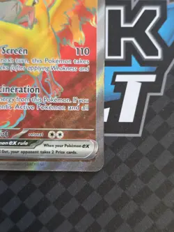 Team Rocket’s Moltres EX 208/182 - Full Art - Destined Rivals - Pokemon TCG- NM - Image 4