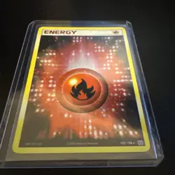 Pokemon Fire Energy 102/106 EX Emerald Holo Rare HP NM/LP - Image 1