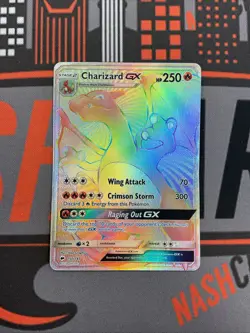 Pokemon TCG - Charizard GX Rainbow - 150/147 Burning Shadowns - FR - Image 1