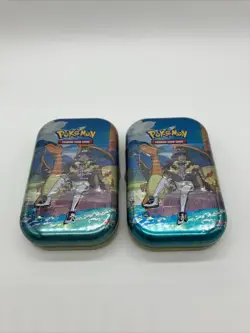 POKEMON Crown Zenith Mini Tin Leon Charizard New Sealed (Lot Of 2) - Image 1