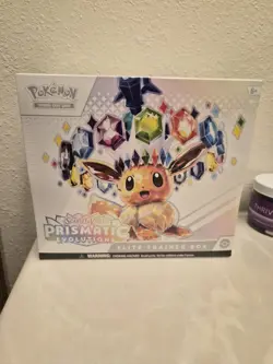 Pokemon TCG Prismatic Evolutions Elite Trainer Box ETB SEE PICS SMALL TEAR - Image 1