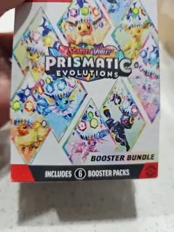 Pokemon TCG Scarlet & Violet Prismatic Evolutions Booster Bundle Factory Sealed - Image 2