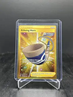 2021 Pokemon Chilling Reign Echoing Horn Gold Secret Rare #225/198 - Image 1