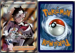 2021 Pokemon, Shining Fates, #069/072 Piers, Full Art Holo Ultra Rare - Image 1