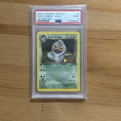 2000 Team Rocket Dark Arbok #2 1st Edition Holo PSA 9 - Image 1