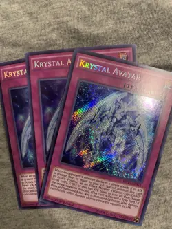 3x (M/NM) - Krystal Avatar - MVP1-ENS11 - Secret Rare - 1st Edition YuGiOh - Image 1